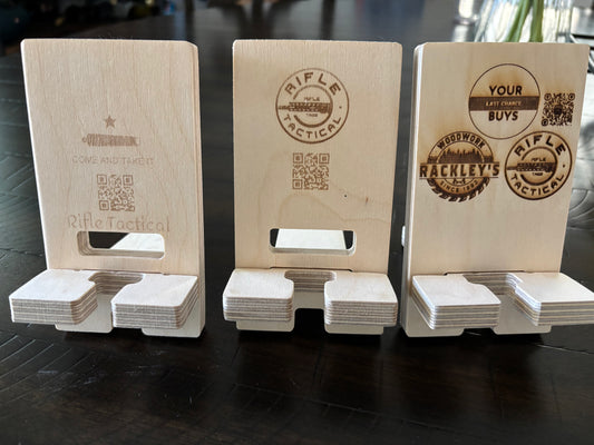Rifle Tactical Company Trio-logo phone stand